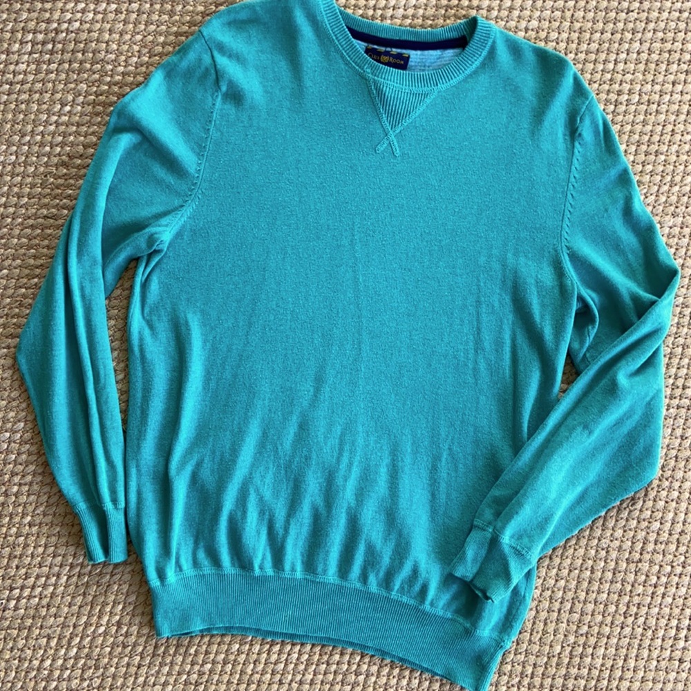 Men’s Club Room Crew neck Cotton Sweater Medium
